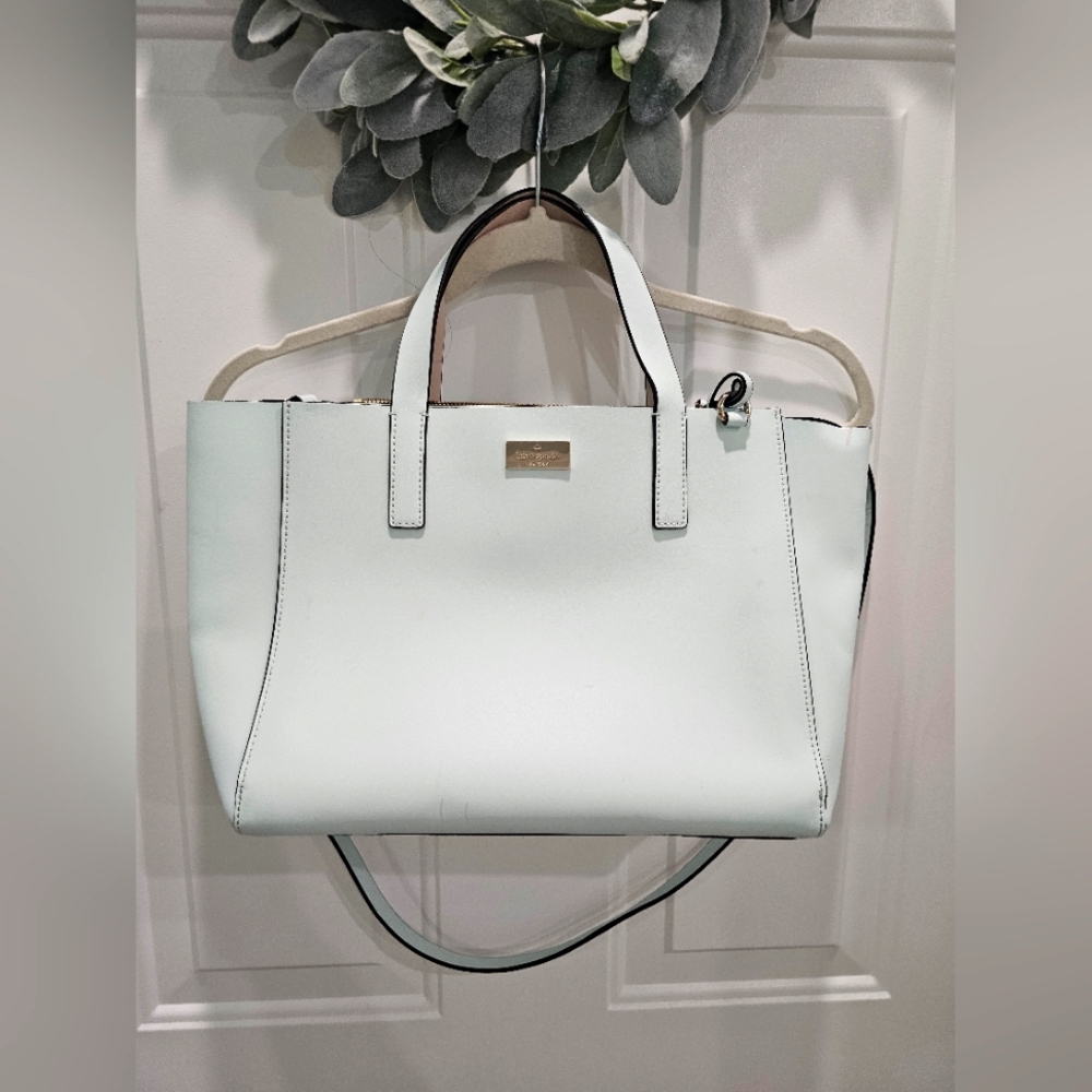 Mint Structured Kate Spade Tote Bag